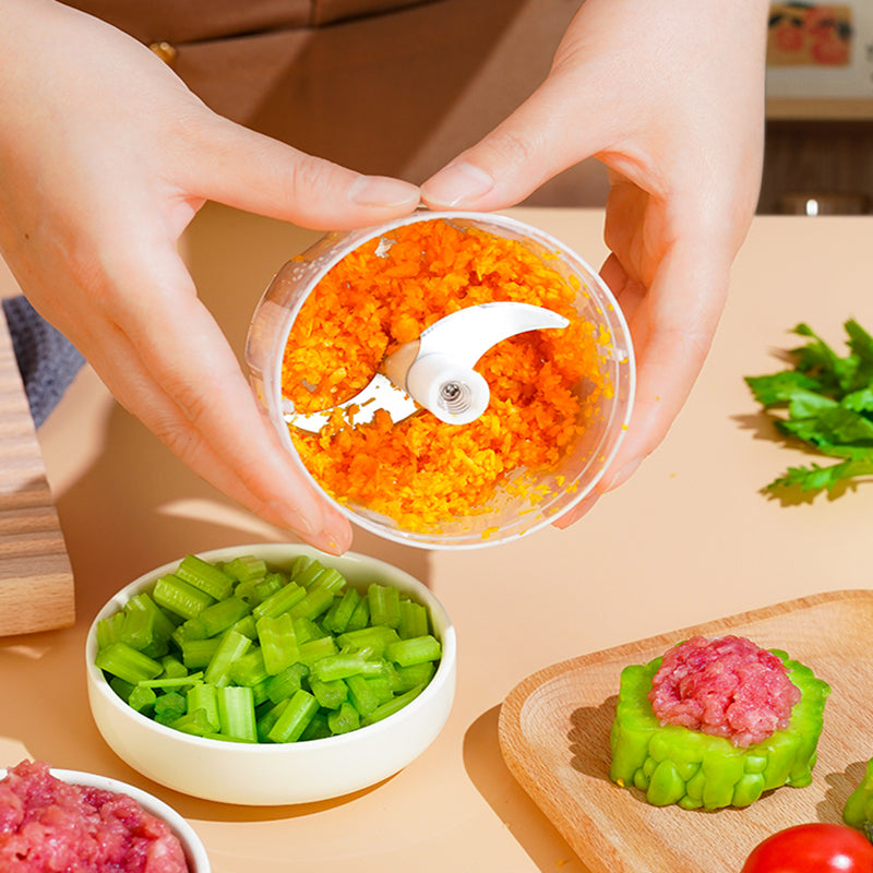 💖Big Sale Last Day 50% OFF 🔥 Electric Food Chopper Garlic Crusher