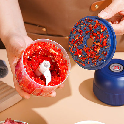 💖Big Sale Last Day 50% OFF 🔥 Electric Food Chopper Garlic Crusher