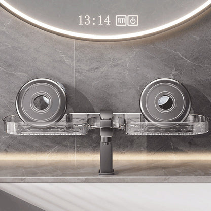 Multi-purpose organiser with suction cups for wall mounting without drilling