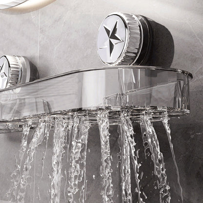 Multi-purpose organiser with suction cups for wall mounting without drilling