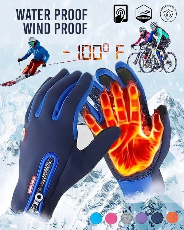Warm Thermal Gloves for Cycling, Running, and Driving