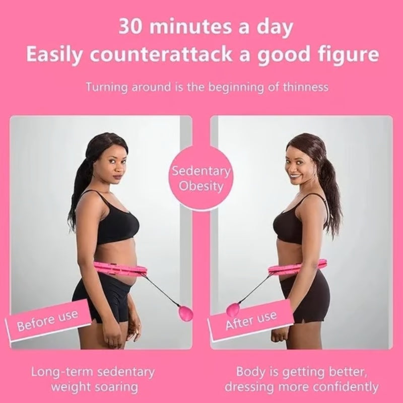 🔥Hot sale 50% off🔥Adjustable Smart Hoop With 360° Massage