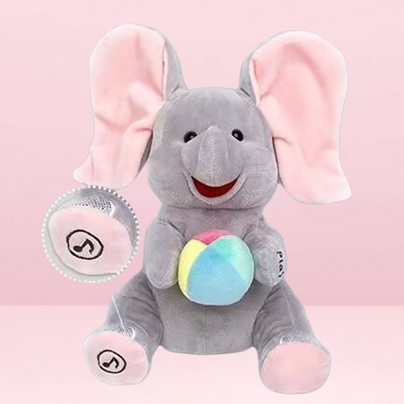🎁Cute Hide And Seek Elephant Plush Doll🐘
