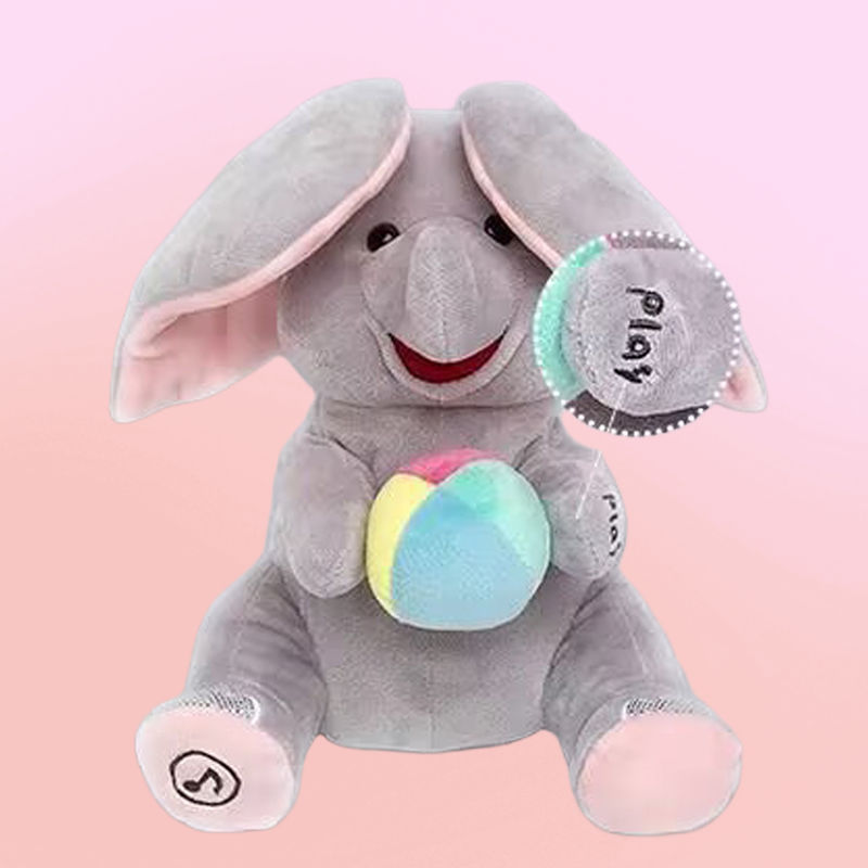 🎁Cute Hide And Seek Elephant Plush Doll🐘
