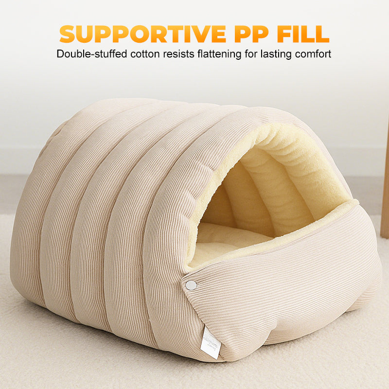 🔥Limited-time offer-Warmth Cozy Comfort  Plush Pet Cave