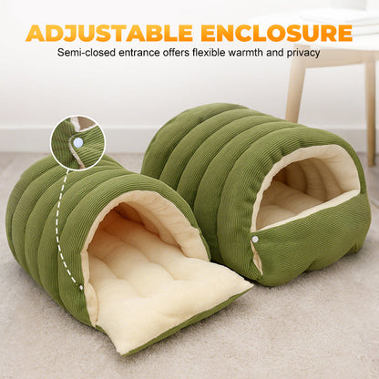 🔥Limited-time offer-Warmth Cozy Comfort  Plush Pet Cave