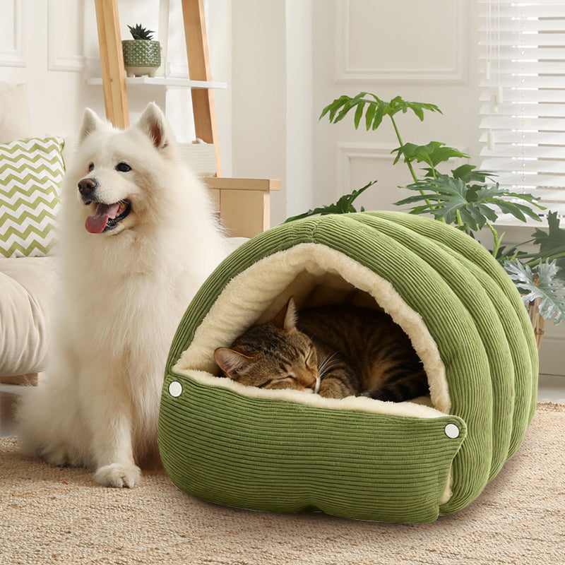 🔥Limited-time offer-Warmth Cozy Comfort  Plush Pet Cave
