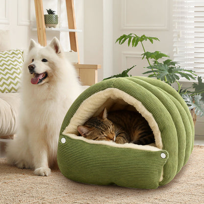 🔥Limited-time offer-Warmth Cozy Comfort  Plush Pet Cave