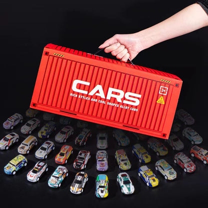 🎅Christmas promotion 60% OFF🎁48 Mini Pull-Back Cars with Built-In Garage Set