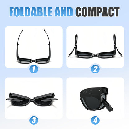 Compact Foldable Over-Glasses Sunglasses