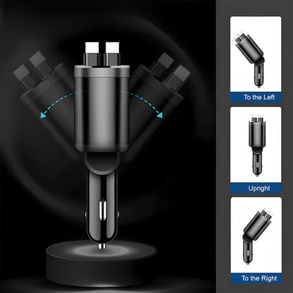 🔥Black Friday Mega Deal – 50% off!🔥Car Fast Charger with Starry Sky Ambient Lighting