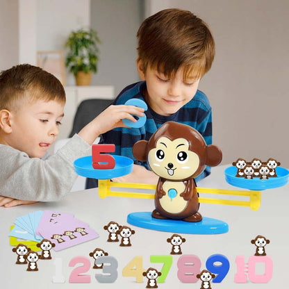 🎁Kids' Cartoon Animal Balance Scale Toy Set