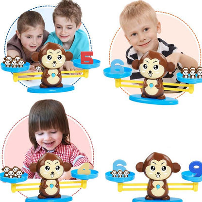 🎁Kids' Cartoon Animal Balance Scale Toy Set