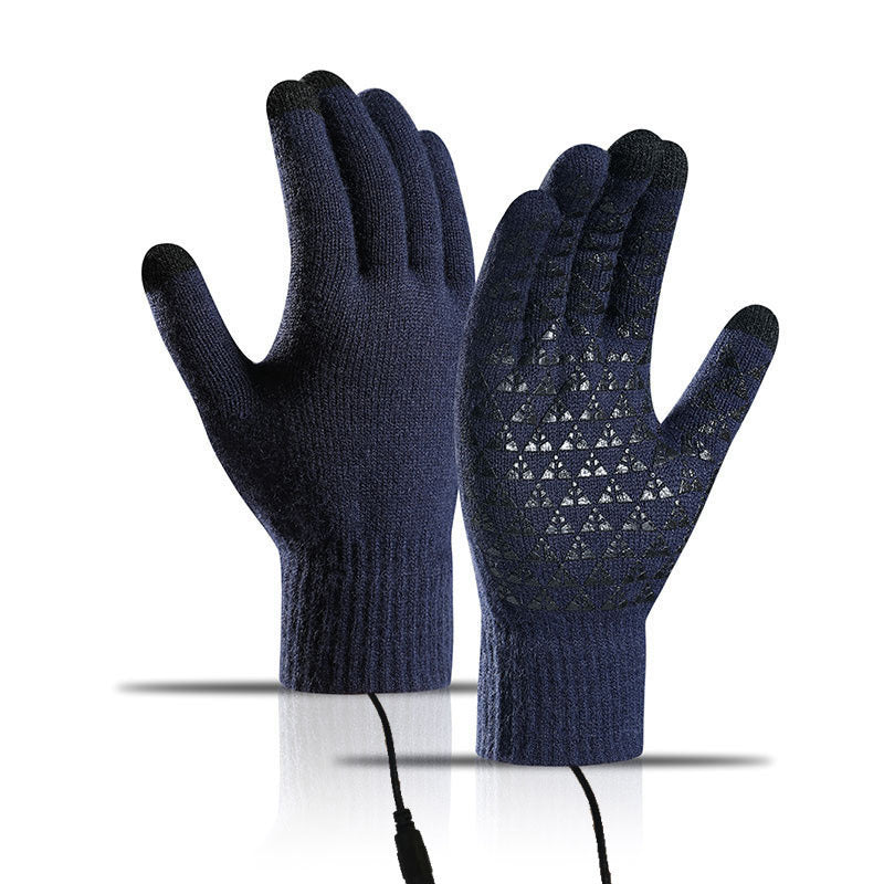 🔥USB Heated Knit Gloves - Touch Screen Friendly