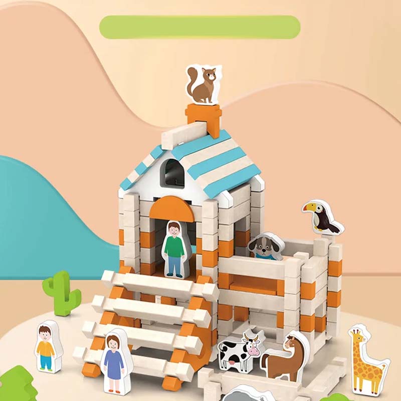 ✨2025 Hot Sale ✨Educational Wooden Building Blocks