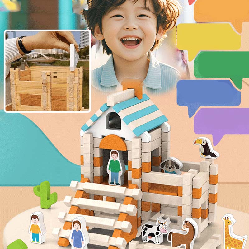 ✨2025 Hot Sale ✨Educational Wooden Building Blocks