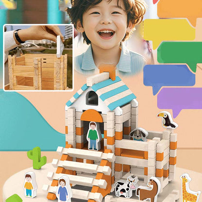 ✨2025 Hot Sale ✨Educational Wooden Building Blocks
