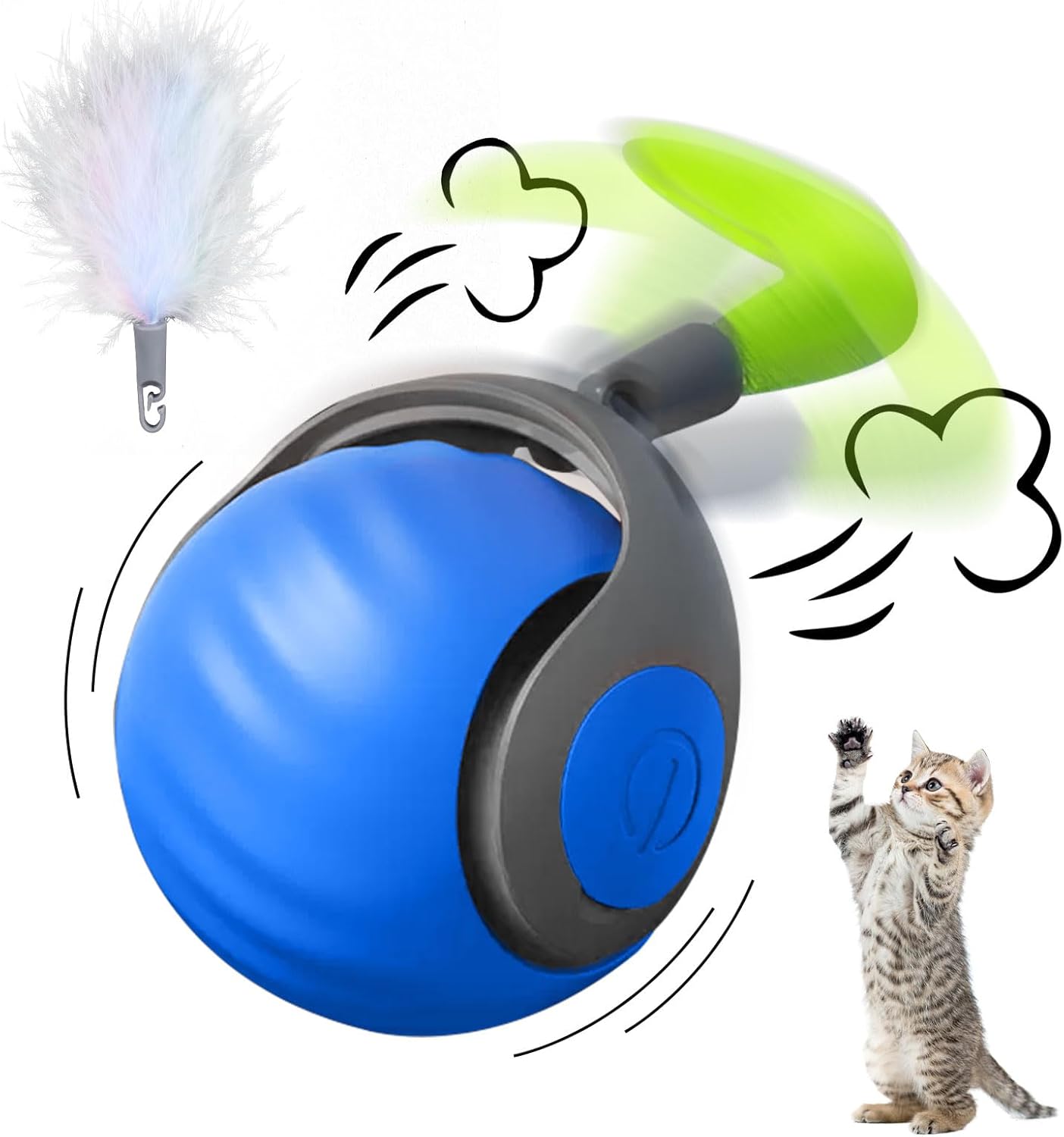 🐱🐶Interactive Rechargeable Cat Toy Ball🔥