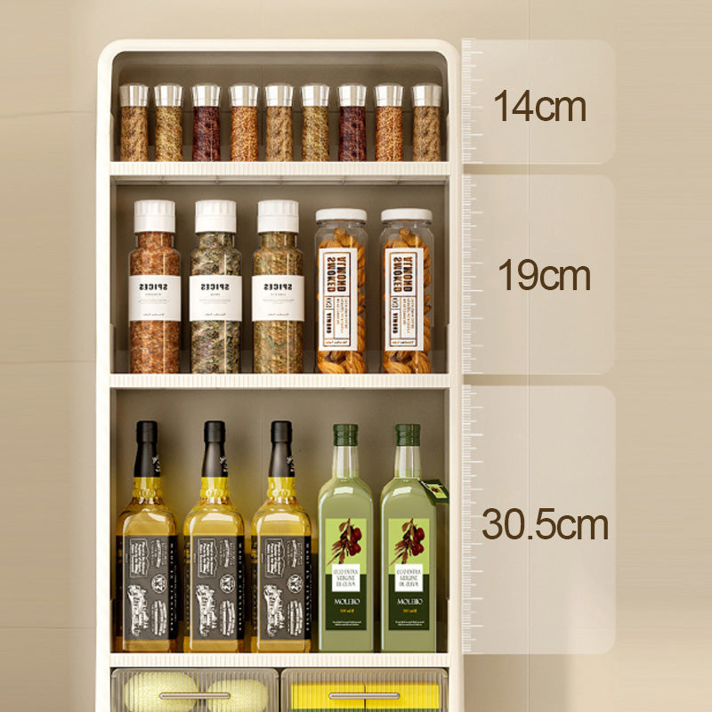 Wall-Mounted Bathroom Storage Shelves with Drawer