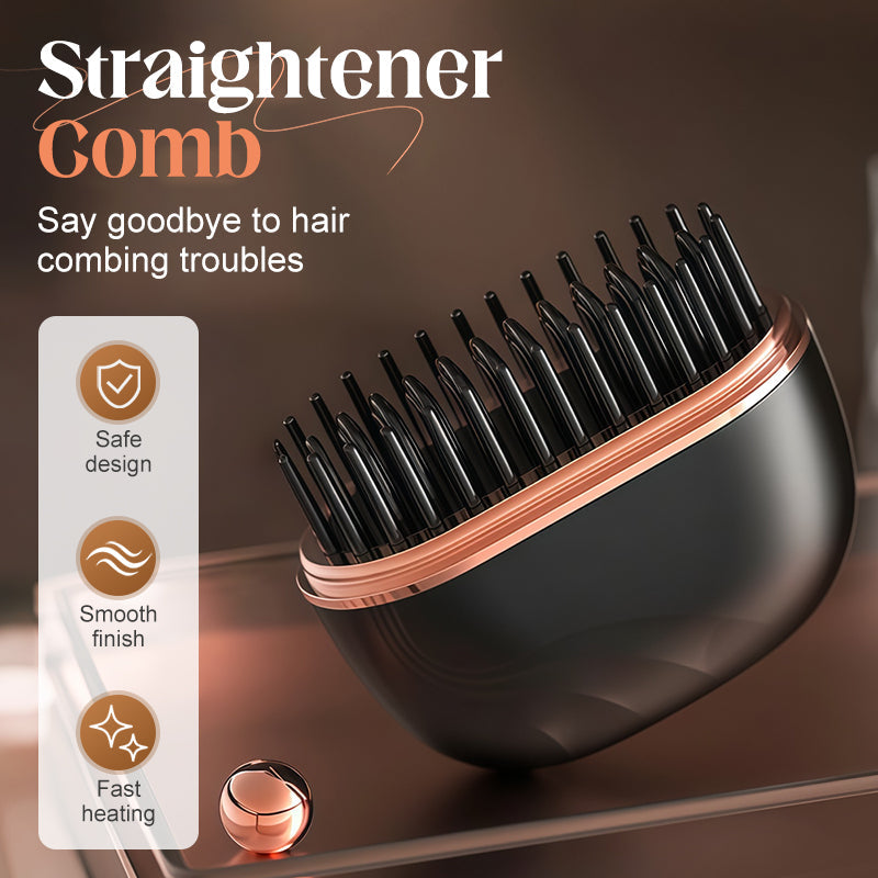 🏆Flash Sale 50% OFF⚡🔥Mini Cordless Hair Straightener Comb