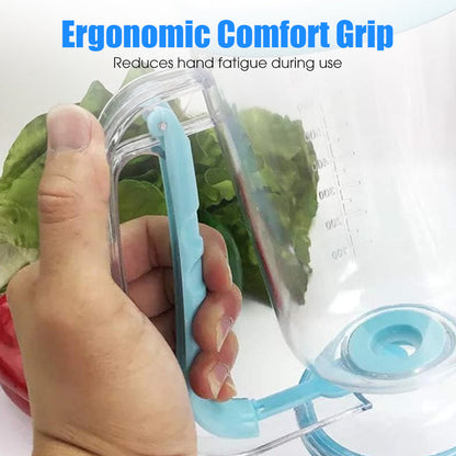 🥧Pancake Batter Dispenser with Stirrer & Measuring Marks