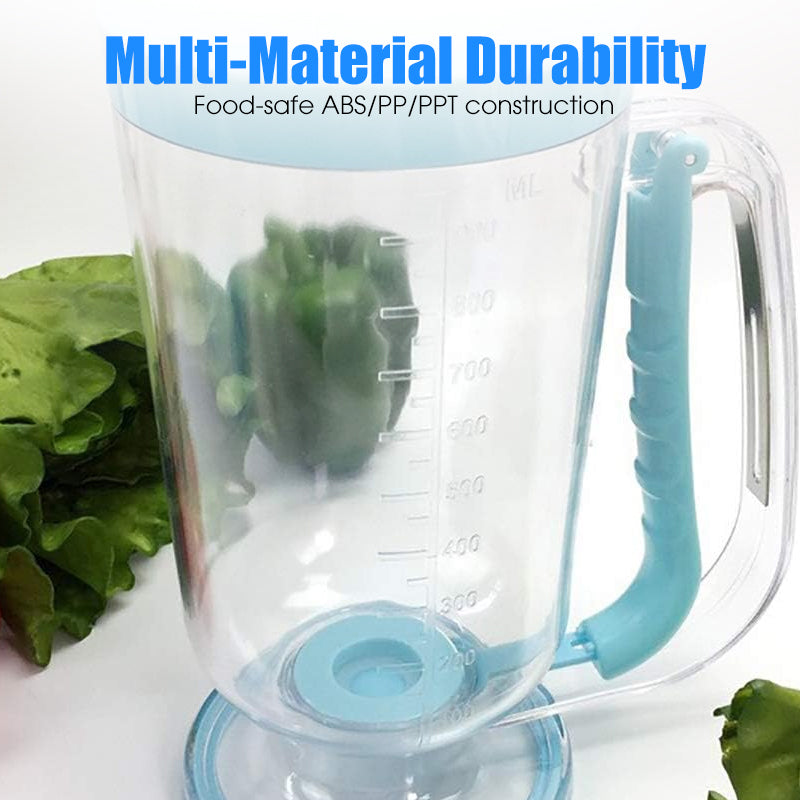 🥧Pancake Batter Dispenser with Stirrer & Measuring Marks