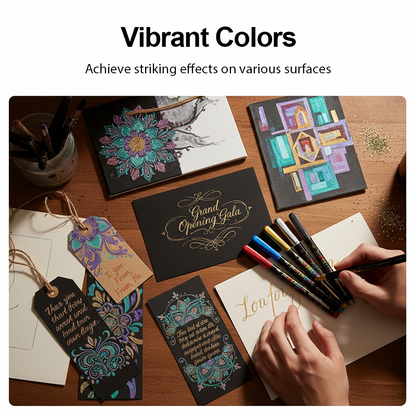 Smooth Water-Based Marker Pens