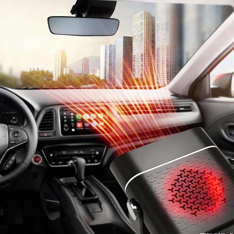 🔥Hot sale 50% off🔥2-in-1 Portable Car Heater with 360° Rotation