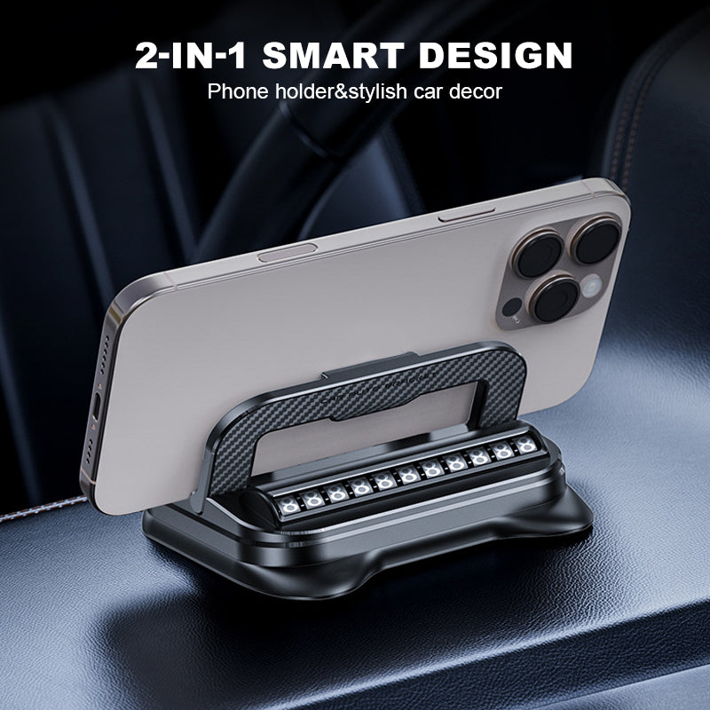 📱✨ 360° Rotating Foldable Phone Holder - Universal Compatibility with Anti-Slip Base for Desk, Car & Travel Use 🚗💻