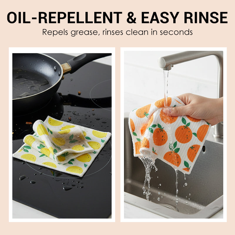 🧼Reusable Ultra-Absorbent Wood Fiber Cleaning Cloth