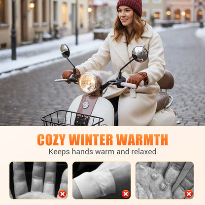 🔥Last day of the limited-time 50% off sale!🔥Warm Fluffy Handlebar & Brake Lever Covers