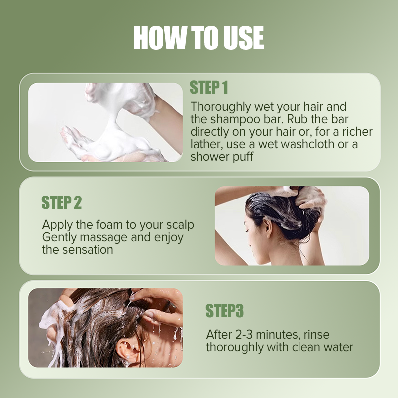 🔥Flash Sale🔥|Natural Shampoo Bar For Strengthening Hair