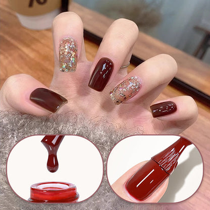 💄💅Fashion Glitter Dual-Color Nail Polish Combo Set