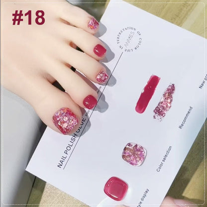 💄💅Fashion Glitter Dual-Color Nail Polish Combo Set