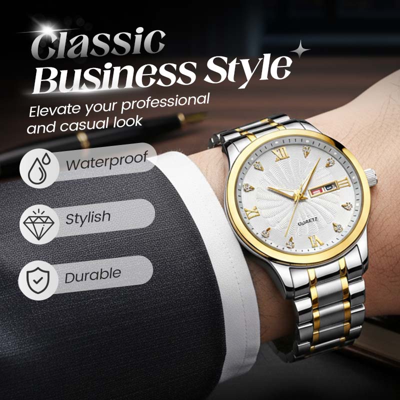 🔥Christmas Limited-Time Offer: 64% OFF!!!🔥Men's Two-Tone Waterproof Luminous Watch