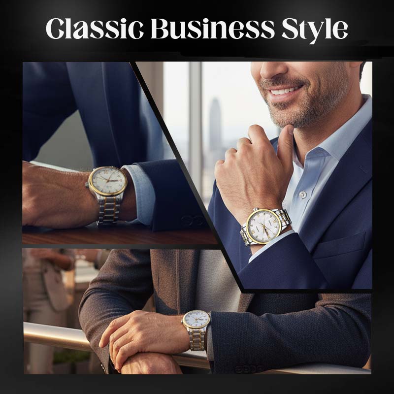 🔥Christmas Limited-Time Offer: 64% OFF!!!🔥Men's Two-Tone Waterproof Luminous Watch