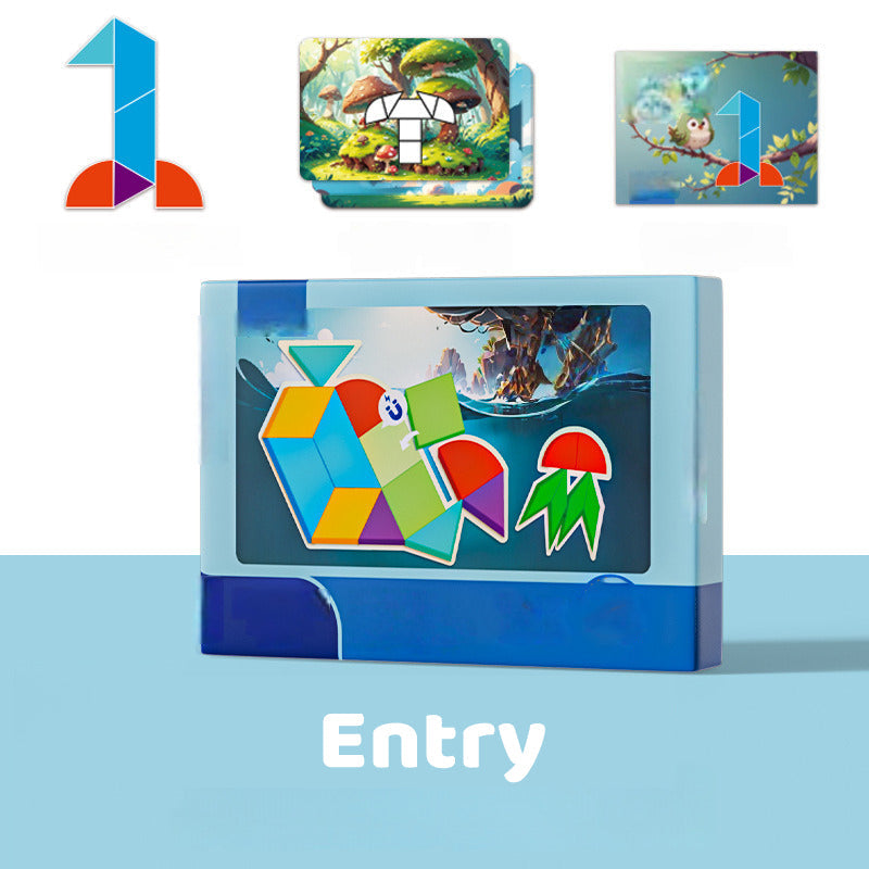 🔥🎁New 50% OFF🔥Educational magnetic tangram puzzle for children