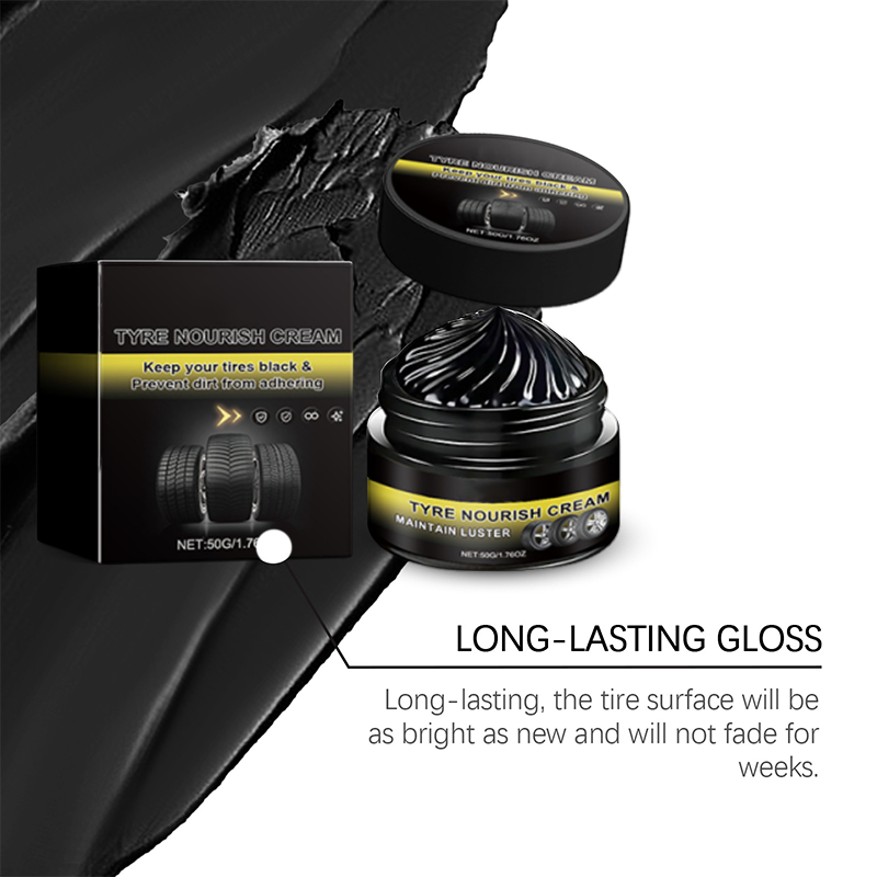 🚗 ✨ Tire Wax – Restores Black Gloss, Blocks UV, Repels Dirt & Easy Quick🛞