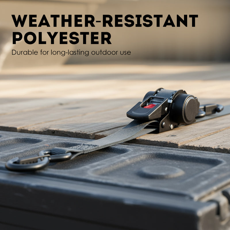Automatic Retractable Ratchet Tie-Down Strap