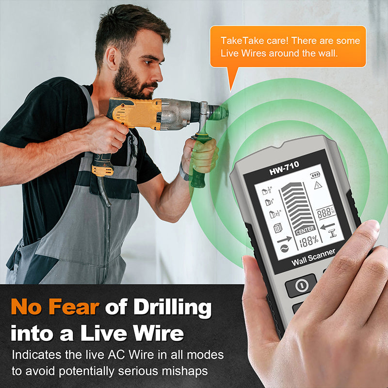 🔍 Multi-Function Wall Detector: Detect Metal & Pipes