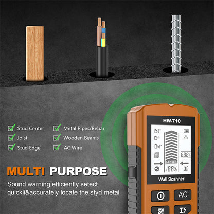 🔍 Multi-Function Wall Detector: Detect Metal & Pipes