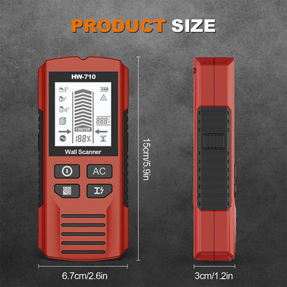 🔍 Multi-Function Wall Detector: Detect Metal & Pipes