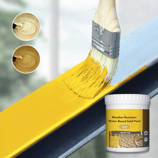 ⏳Time-Limited Special💛Weather resistant water-based gold paint