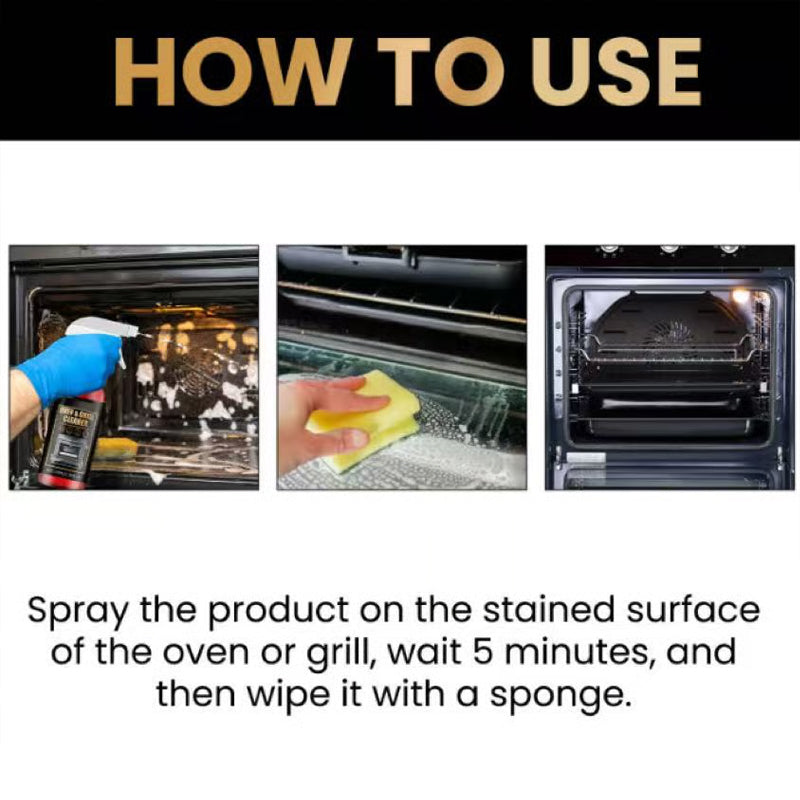 🧼 BUY 2 GET 1 FREE! ✨ Oven & Grill Cleaner Spray 🔥