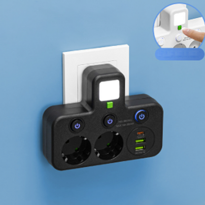 📢📢50% OFF!! ⏰Smart power strip with USB ports