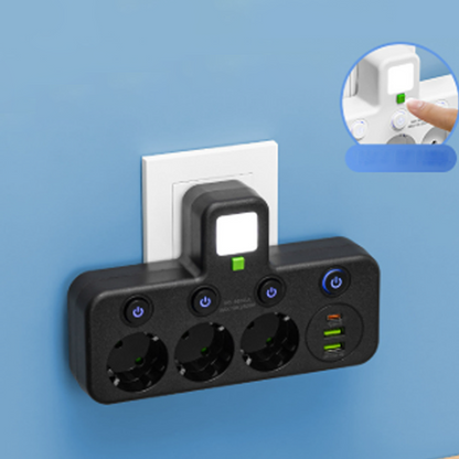 📢📢50% OFF!! ⏰Smart power strip with USB ports