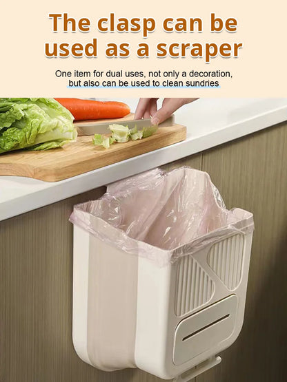 🏆Foldable Hanging Trash Can – Space Saving, Leak Proof & Easy to Clean🧼