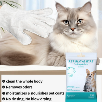 🐾50% OFF NOW!Convenient Efficient Pet Wash-Free Wipes Gloves