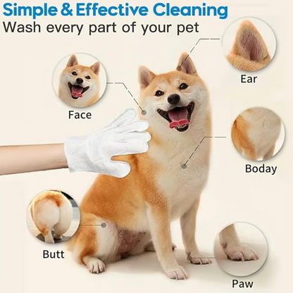 🐾50% OFF NOW!Convenient Efficient Pet Wash-Free Wipes Gloves