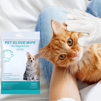 🐾50% OFF NOW!Convenient Efficient Pet Wash-Free Wipes Gloves